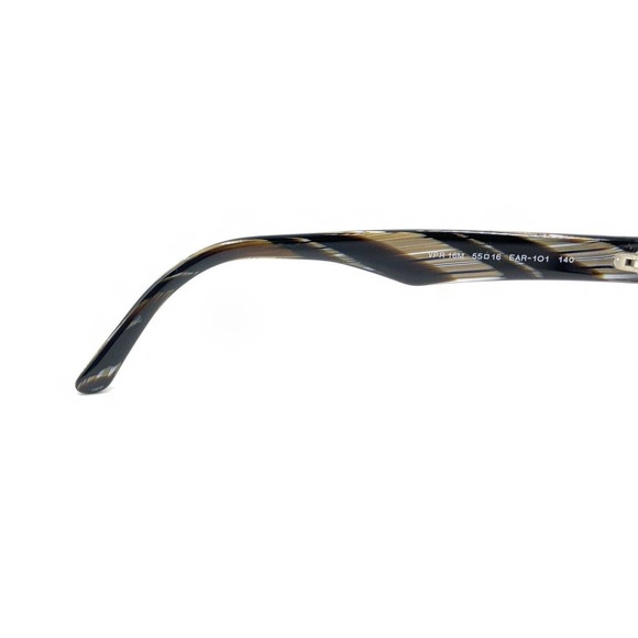 Prada VPR 16M EAR-1O1 Blue Brown Horn Eyeglasses Frames 55-16 140 Italy Designer - Picture 10 of 12